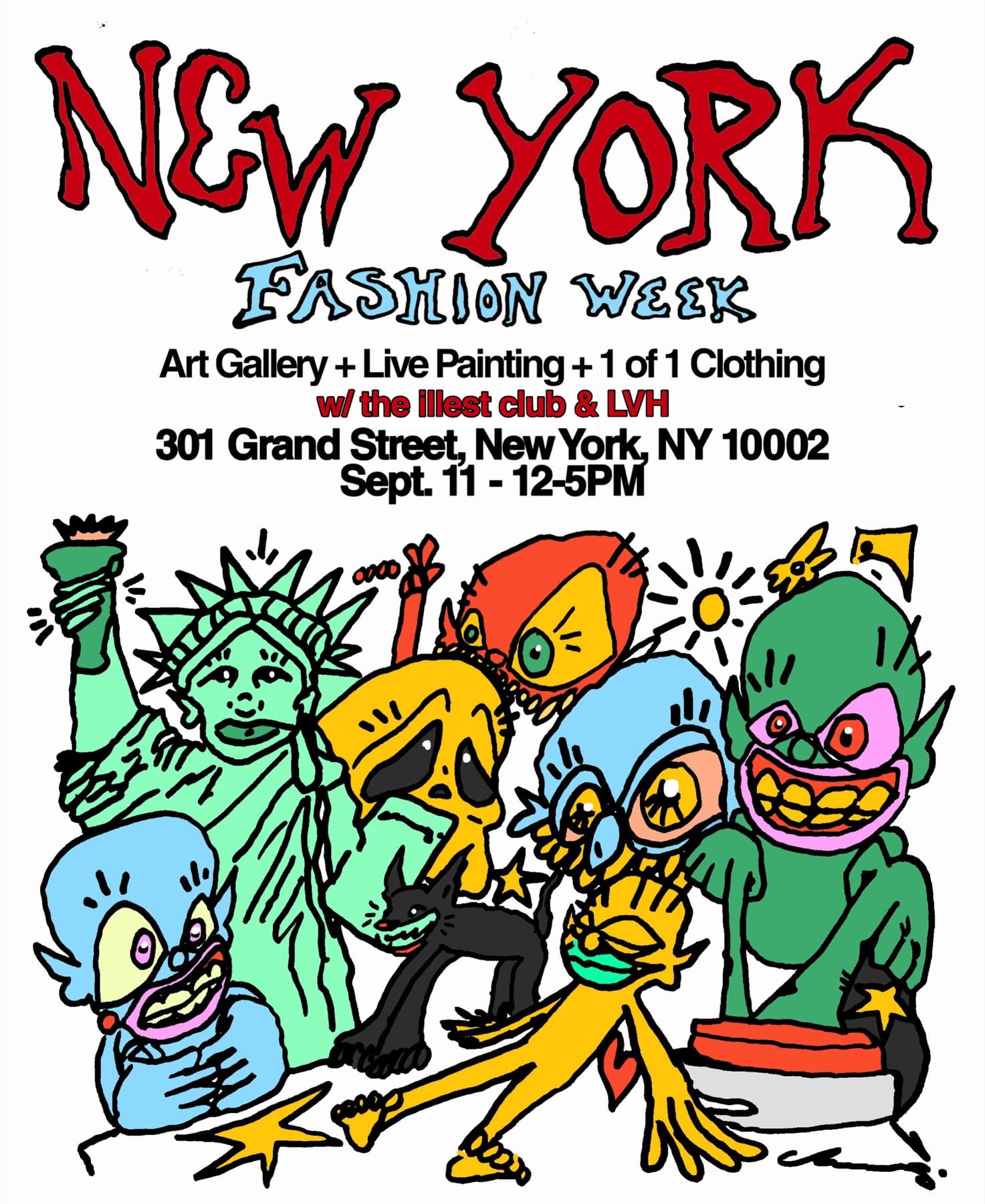 New York Fashion Week flyer