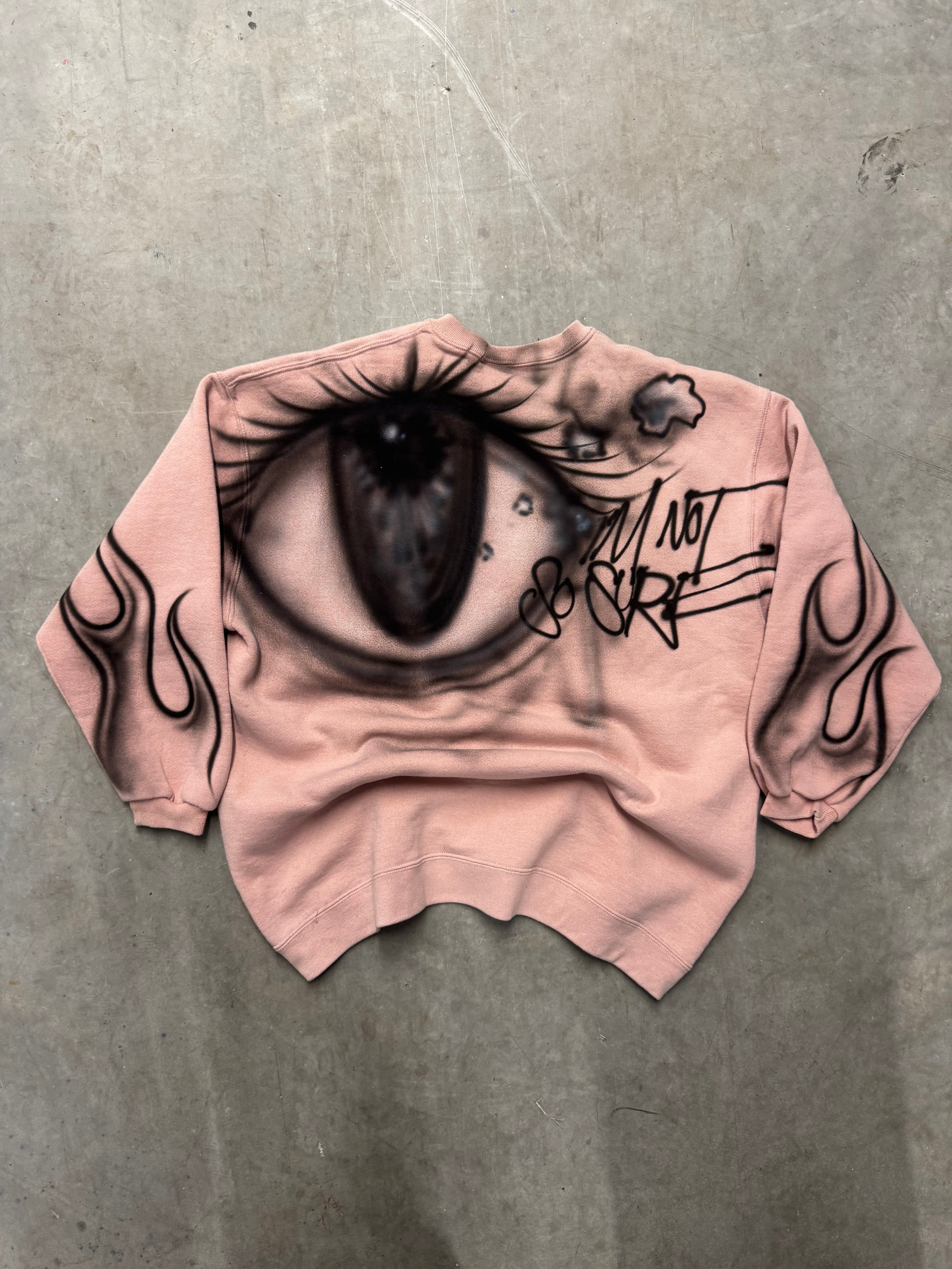“YOU ASKED ME WHAT IM THINKING OF… IM NOT SURE” Hemsley Herrick x Wyatt Cummingham Russell Crewneck