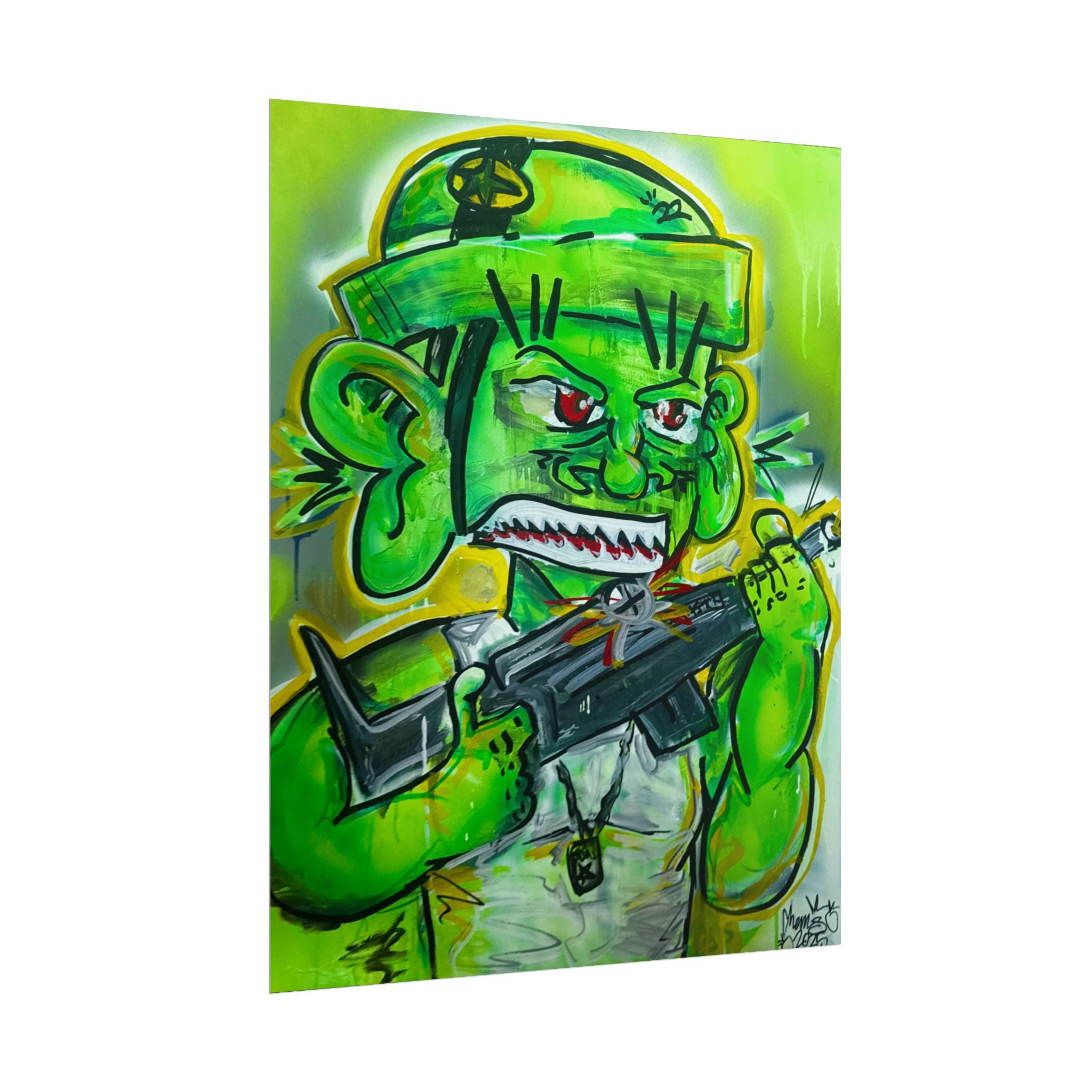 SLIMYFELLA SOLDIER POSTER