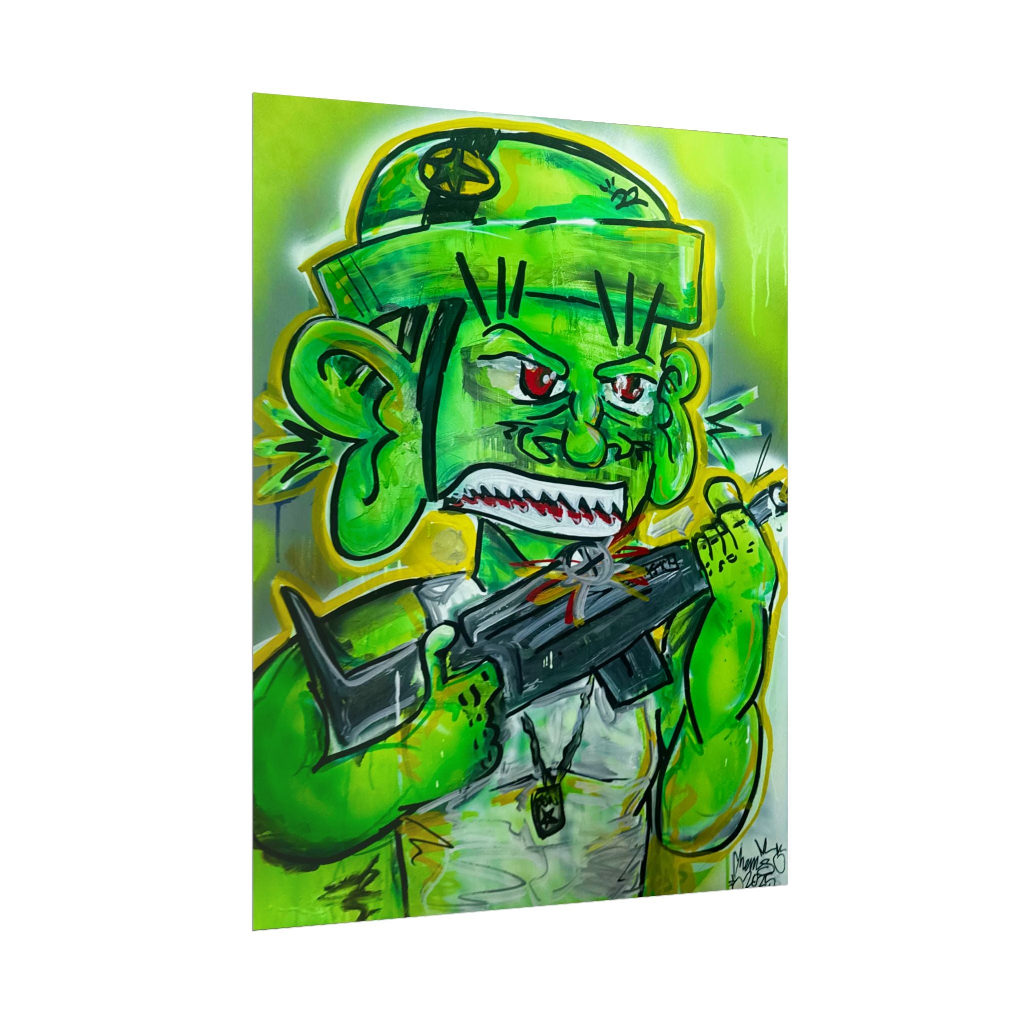 SLIMYFELLA SOLDIER POSTER